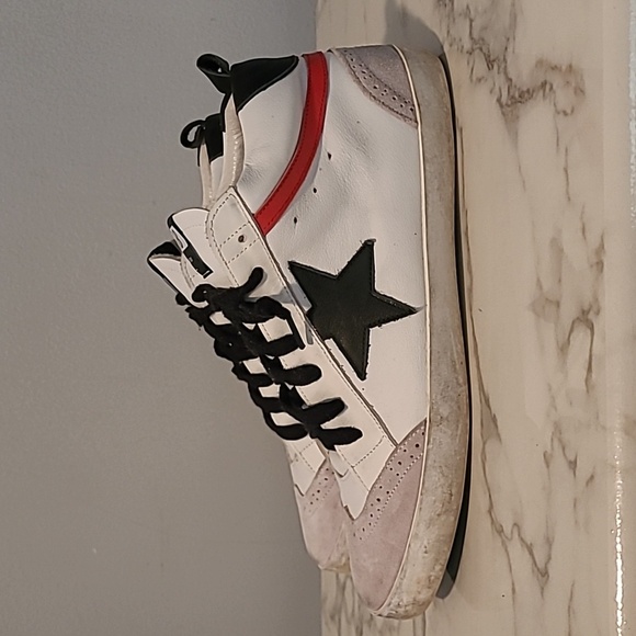 Golden Goose Mid Star Ice Nabuk Black Star Leather Suede Grunge Sneakers Mens 11 - Picture 4 of 16